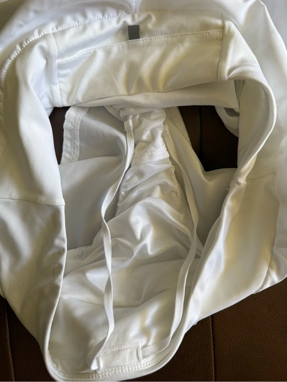 Nike Dri-Fit White Shorts Large